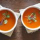 Healthy Vegan Vegetarian Soup-Lunch-Homemade Tomato gazpacho